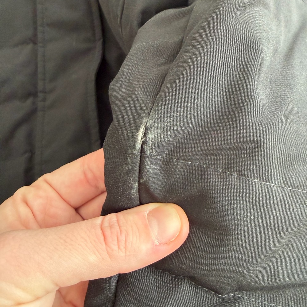 Canada Goose Lorette Parka Black Woman’s Size Small Hood Pockets - Picture 9 of 14